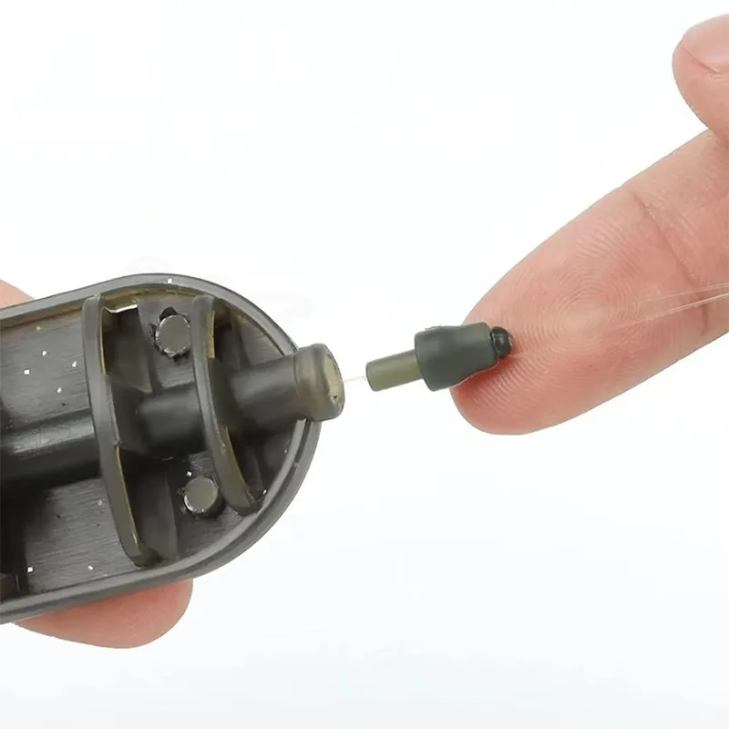 Conectores cambio rápido alimentador pelo carpa pesca agua salada - imagen 4