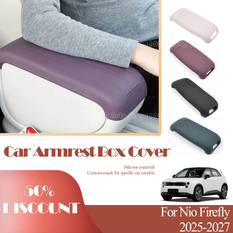 Para Nio Firefly 2025 2026 2027: Funda de silicona para reposabrazos, tapas, fundas protectoras y accesorios para coche