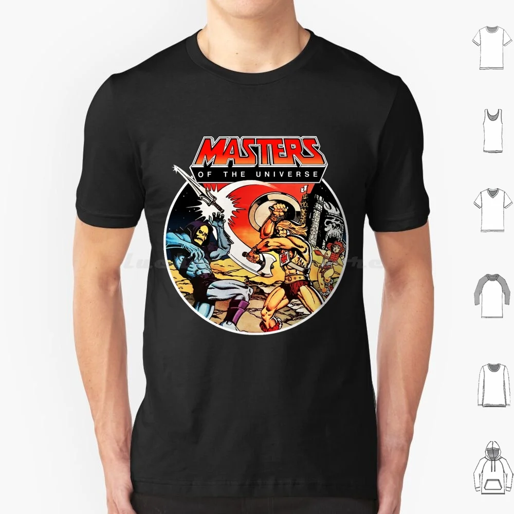 Endless Fight ( Mirrored ) T Shirt Cotton Men Women Diy Print Masters Masters Of The Universe Motu Skeletor He Man Heman