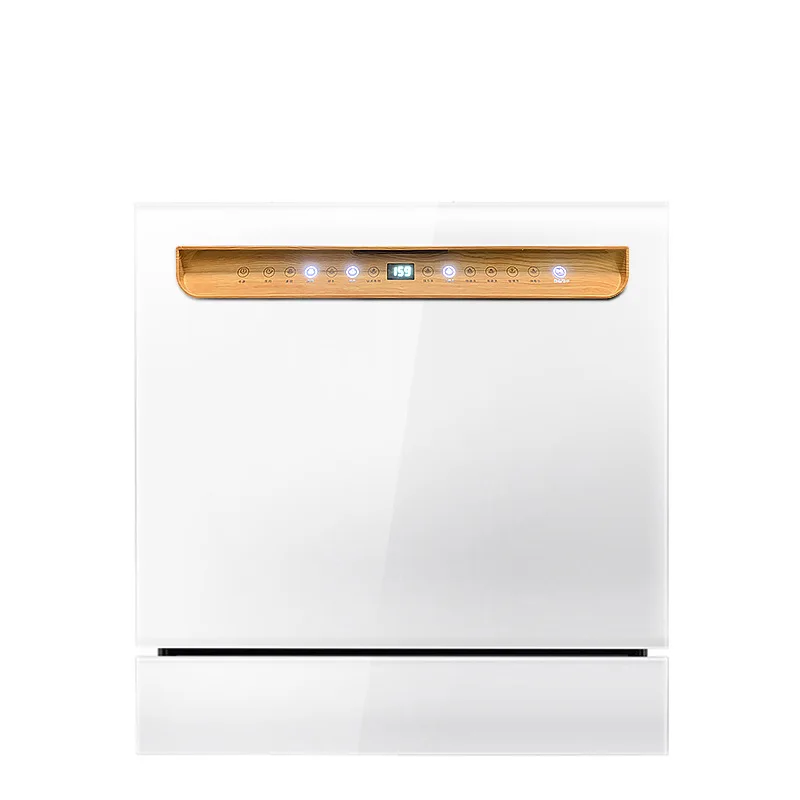 Intelligent fully automatic built-in dishwasher (for home and hotel kitchens), fully automatic hot air drying.