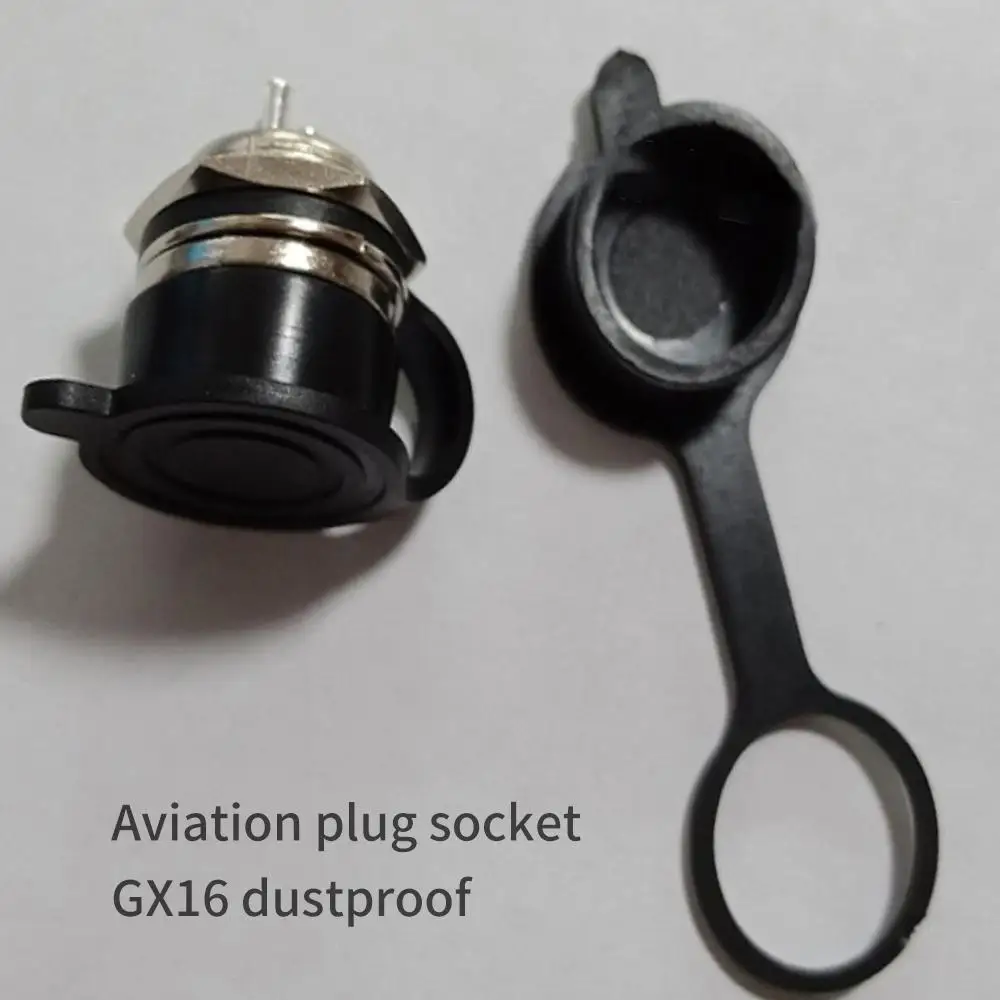 Aviation Socket Dust Cover Anti-leakage Dust-proof Rubber Chain Cover Insulation Gx16 Aviation Plug Dust Cover Hardware