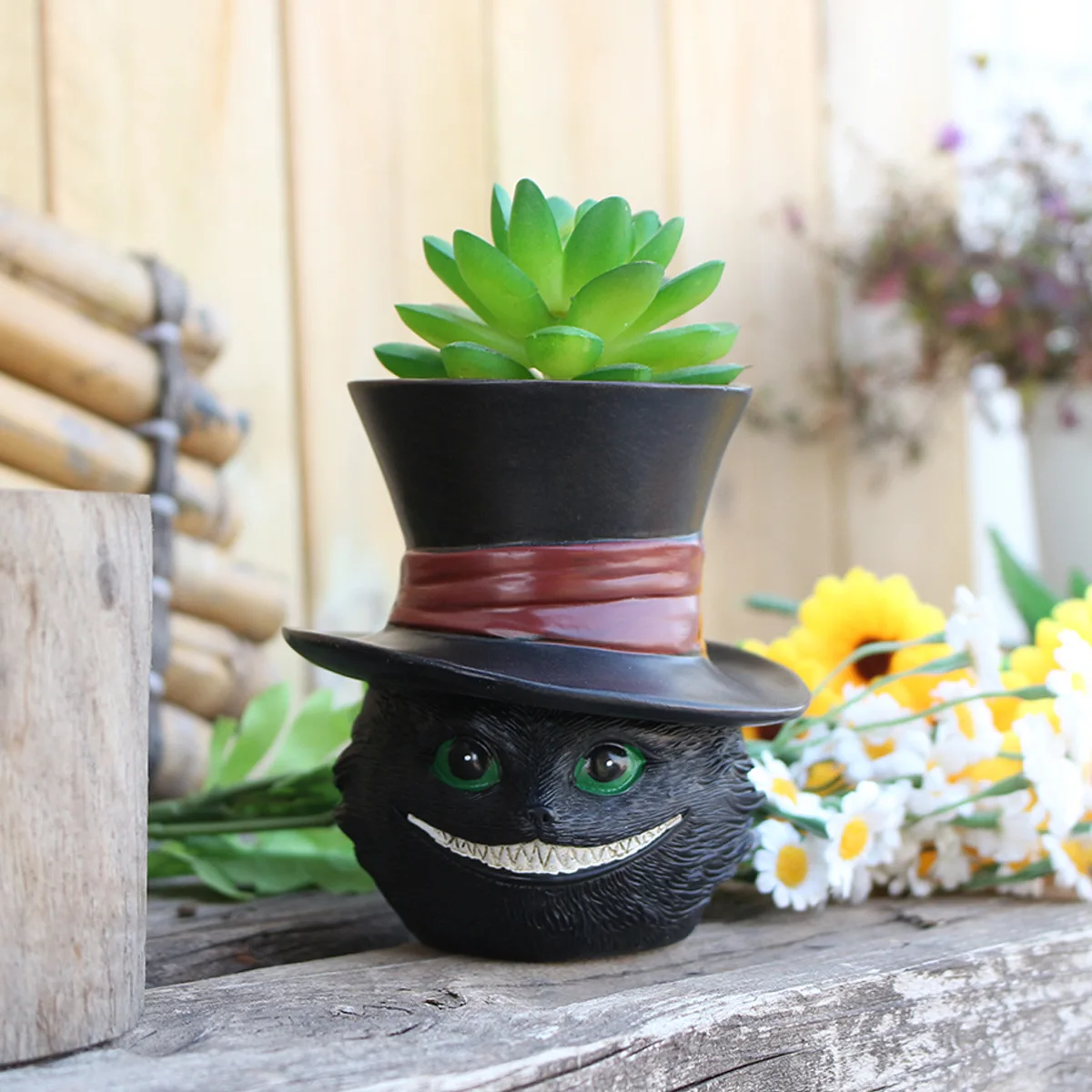

‌Handmade Resin Owl Pot - Unique Gift for Plant Lovers & Collectors