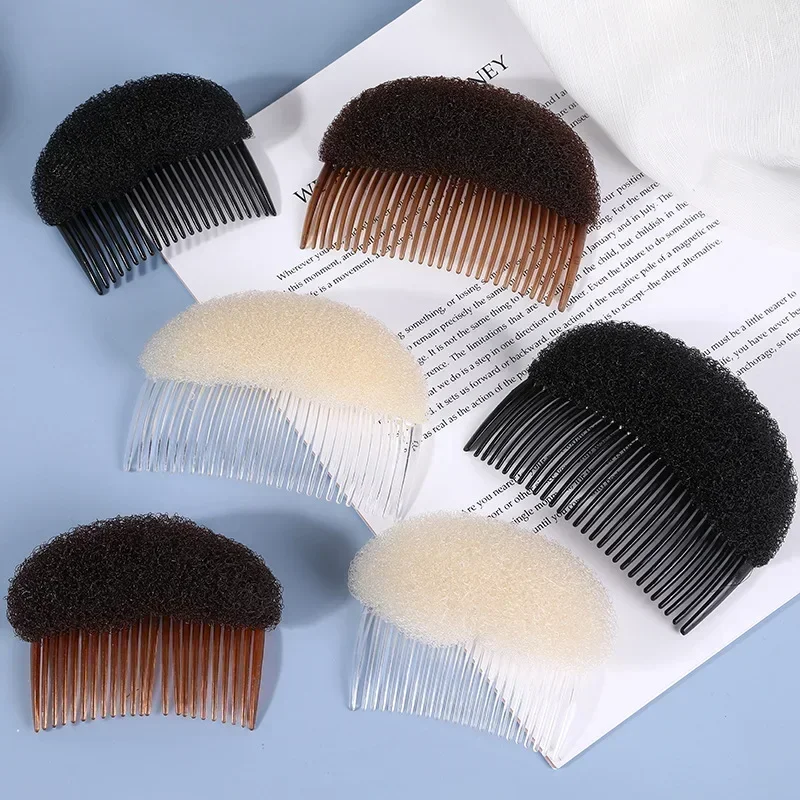 1/2pcs Women Hair Volume Pads Fluffy Sponge BB Clip Hair Styling Clip Women Broken Hair Comb Hairpin Hairdressing Accessories