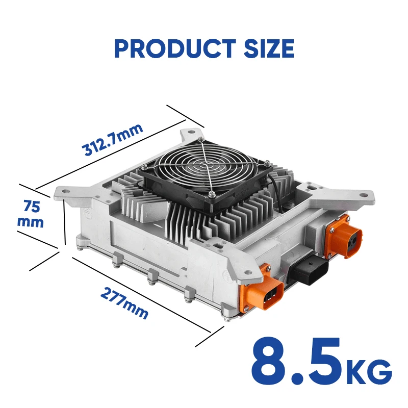 6.6kW TC Elcon Charger 72V 84V 96V 144V 312V 540V Lithium LifePO4 Battery Charger AC 110/220V On EV Camper Van Zero Motorcycle