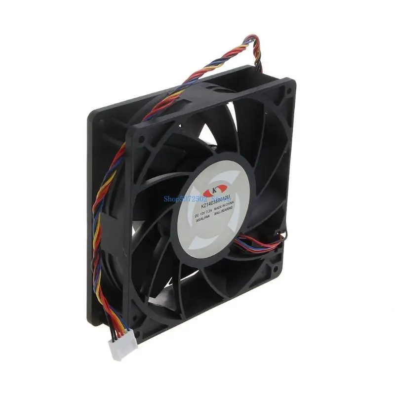 

Y3NC CPU Cooling Fan KZ14038B012U 12V 6Pin Silent PWM Fan CPU Cooler Chassis Radiator