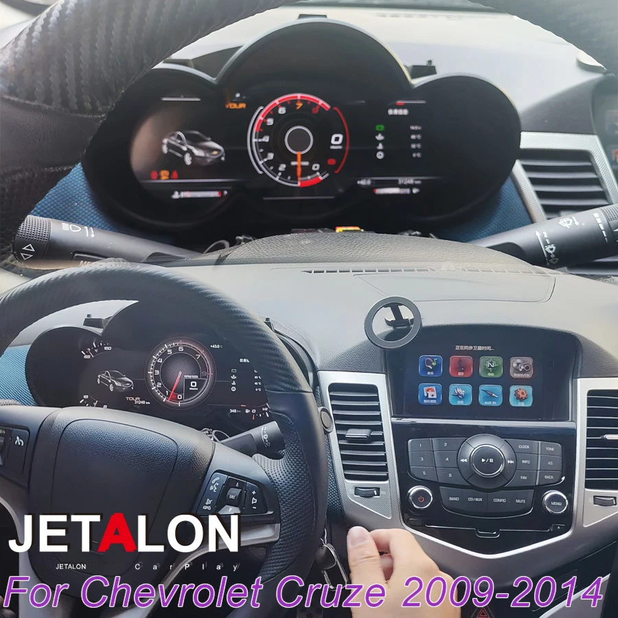 

Оригинальный цифровой ЖК-дисплей приборной панели для Chevrolet Cruze 2009-2014, спидометр, панель приборов с поддержкой CarPlay