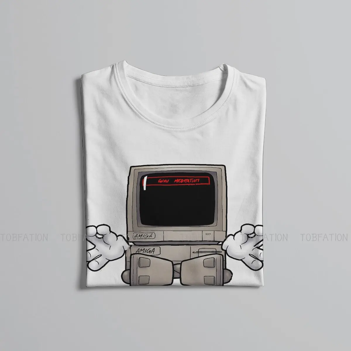 تيشيرتات محببة للتأمل من Guru تي شيرت من القطن الخالص برقبة على شكل حرف O للرجال طراز عام 500