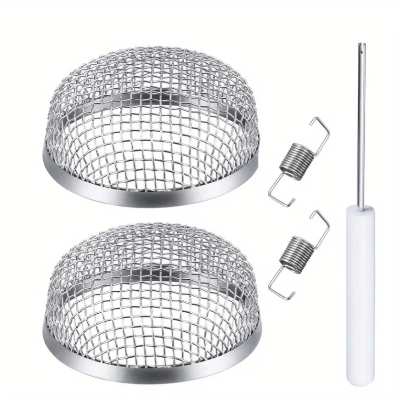 

RV Furnace Vent Cover Insect Bug Net Flying Insect Screen Stainless Steel Ventilation Mesh Cover For Camper RV