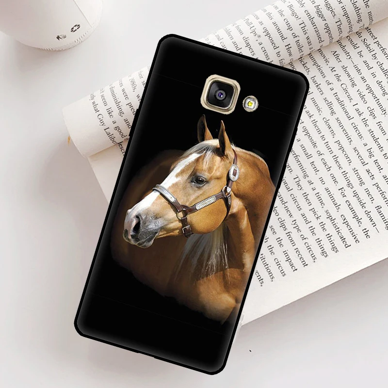 Horse Cover For Samsung Galaxy J4 J6 Plus A6 A8 A9 J8 2018 A3 A5 J3 J5 J7 2016 2017 Phone Case