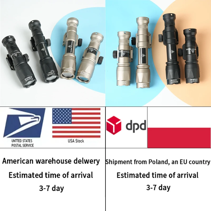 

Tactics SF M300 M300C M600C светодиодный белый свет лампа уличный охотничий фонарик 500 ~ 600 люмен пневматический пистолет свет для 20 мм рельсовый фонарик