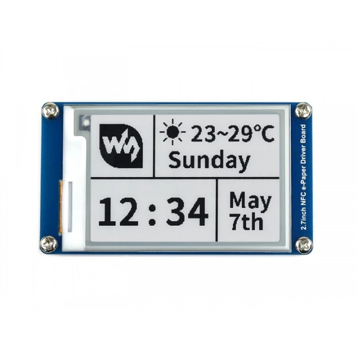 Waveshare 2.7inch Passive NFC-Powered E-Paper Module, No Battery
