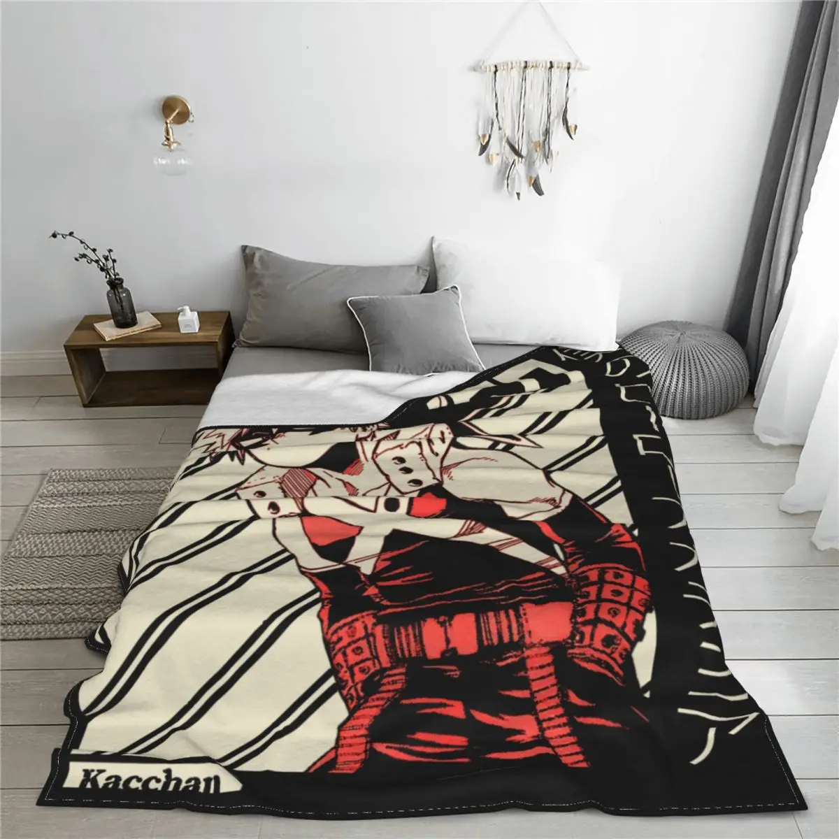 Katsuki Bakugo Bakugou Blanket Coral Fleece Plush My Hero Academia Soft Throw Blankets for Home Couch Bedspread 09