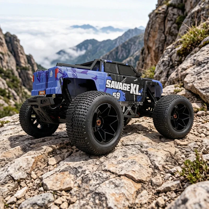 New 1/8 HPI Savage XL 5.9 GTXL-6 160586 Remote Control Three-Speed Oil-Driven 4WD Drive Simulation Bigfoot Off-Road Climbing Toy