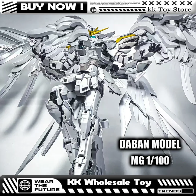 

DABAN 8827 MG 1/100 Wing Snow White Xxxg-00ysw Assembly Model Kits Alloy skeleton Anime Action Figure Robot Plastic Model Toys