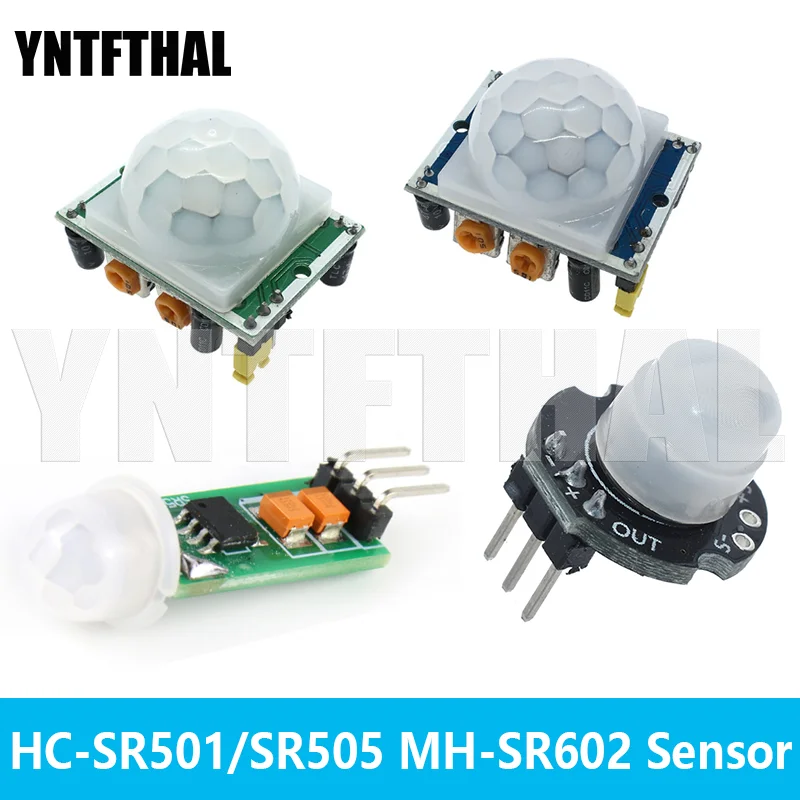 HC-SR501 HC-SR505 MH-SR602 Adjust IR Pyroelectric Infrared Mini PIR Human Sensor Detector Module Bracket for Arduino