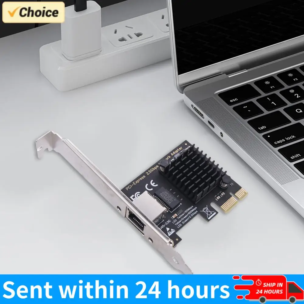 1/2/4 Port 2.5GB PCIe Network Card PCI-E NIC Network Card RTL8125BG Chip PCIe Gigabit Network Card Compatible with Windows Linux
