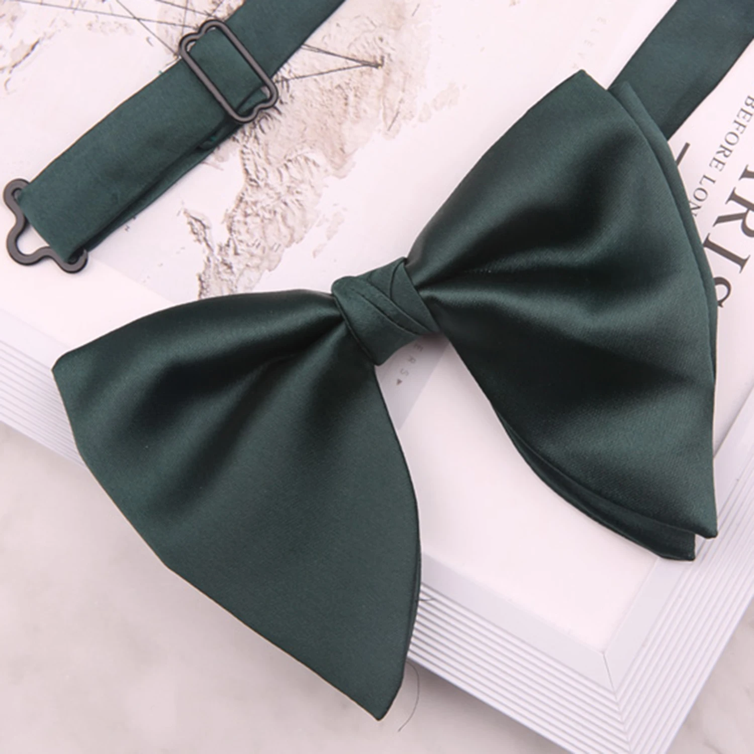 Allingentle pajarita para adultos para traje de boda lazo fiesta cóctel banquete pajarita de caballero personalizada