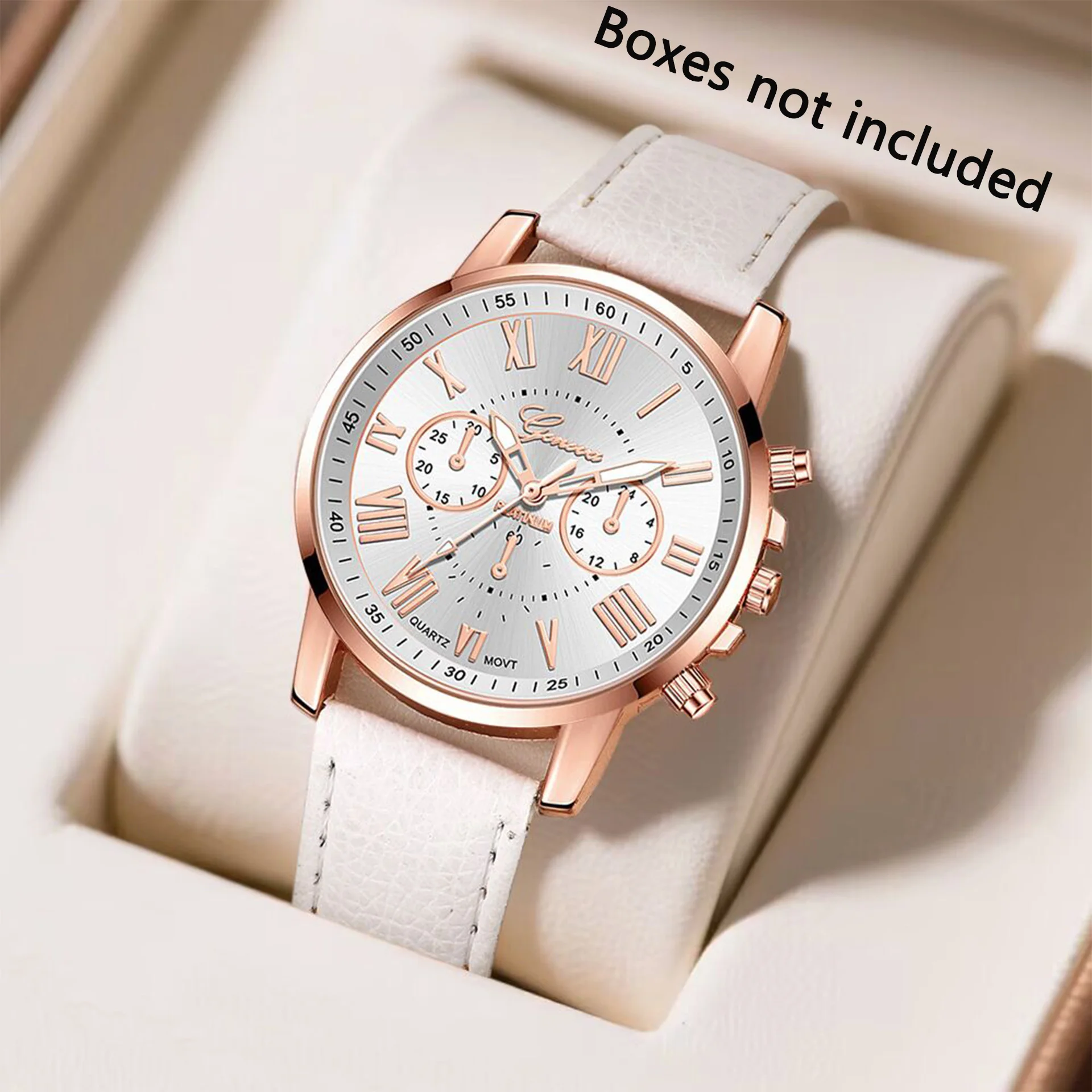 1pc Women's Light Luxury Four Piece Watch Gift  | Fashionable Quartz Watch , Showcasing Daily Elegance