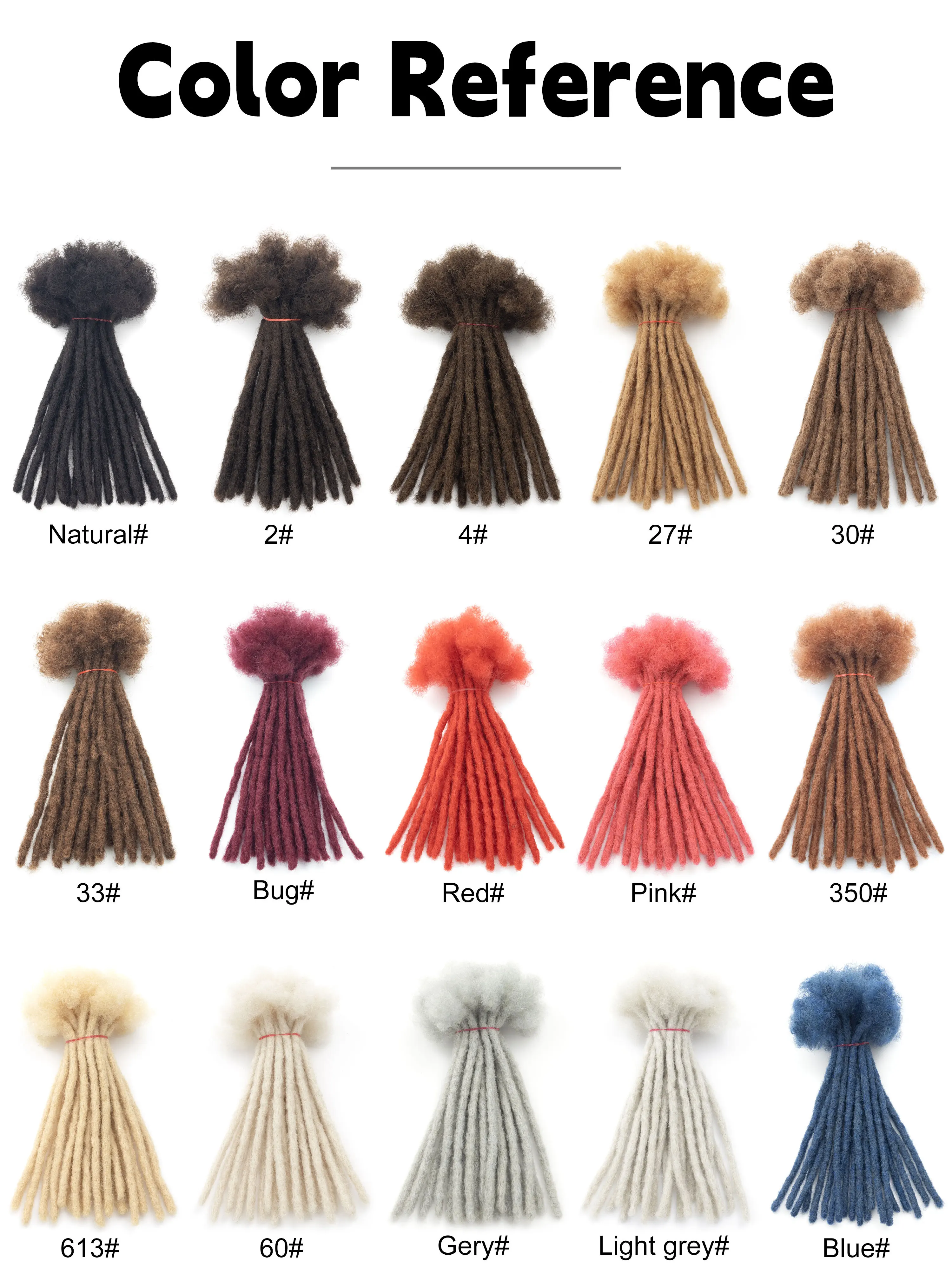 20 فروع/حزمة انخفاض الشحن المجدل ملحقات 100% لينة الطبيعية الأفرو غريب Locs تمديد الشعر البشري الكروشيه Dreadlock