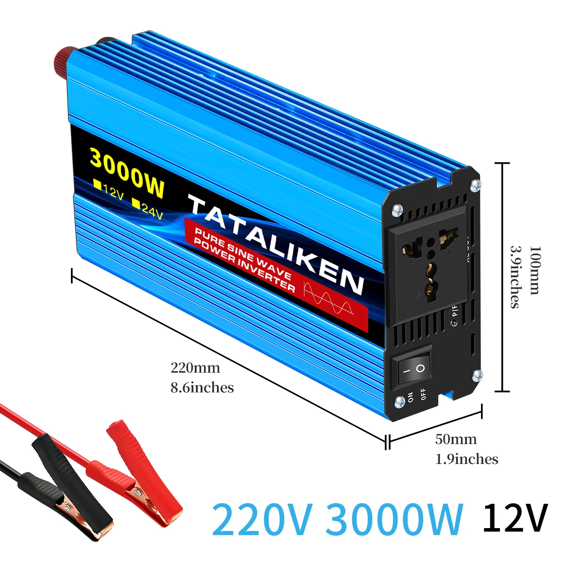 Reine Sinus-wechselrichter 2500w/3500w/4500w/5000w/6000w dc 12v LED display ist geeignet für ac 220v solar konverter auto