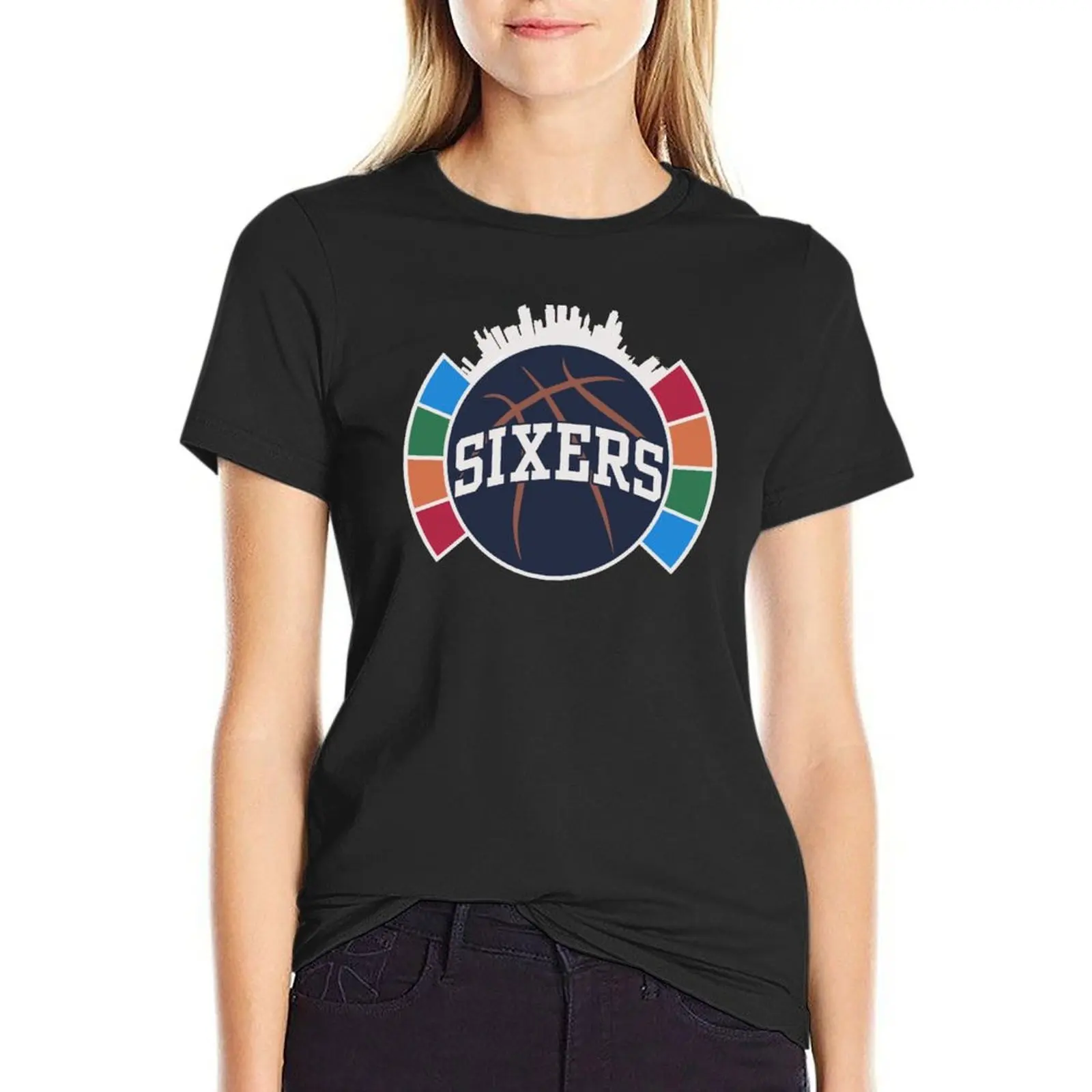 

Sixers T-Shirt summer clothes anime clothes plus size tops heavyweights Women clothes