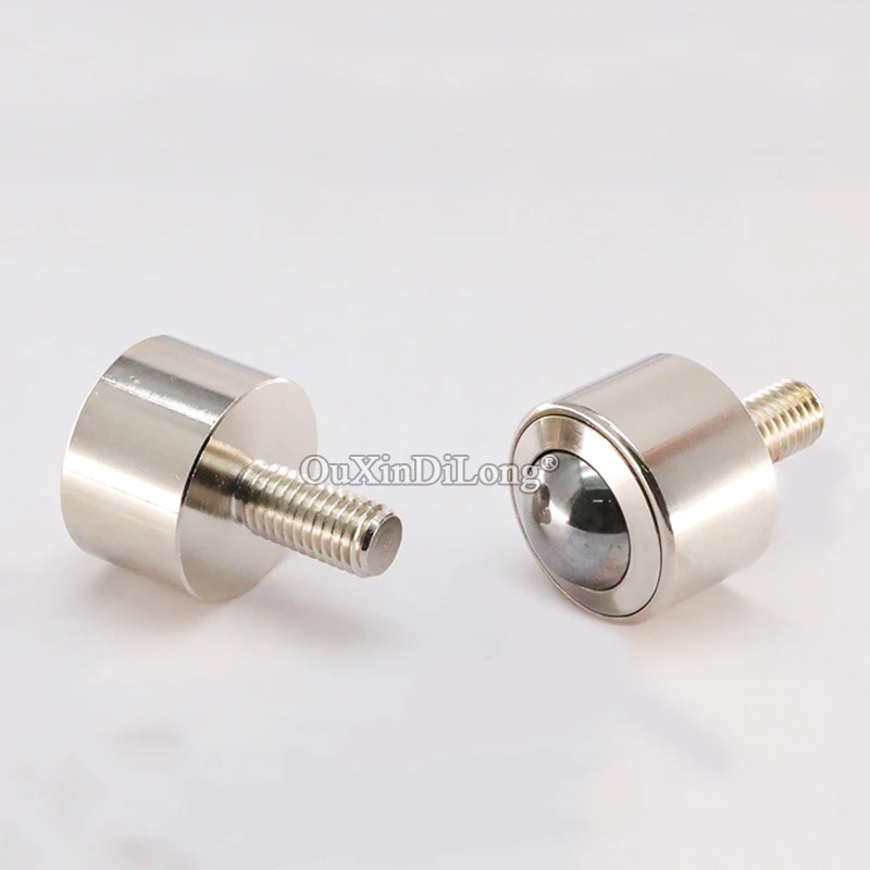New 8PCS Heavy Precision Conveying Universal Ball Transfer Unit Ball Bearing Bull Eye Wheels Industrial Conveyor Rollers Sliders