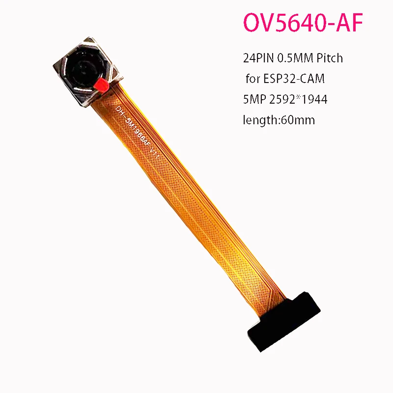 OV5640 Camera Module for ESP32-CAM Soft Board 5 Million Pixels High Definition Auto Focus 70 Degree  24PIN 0.5MM Pitch