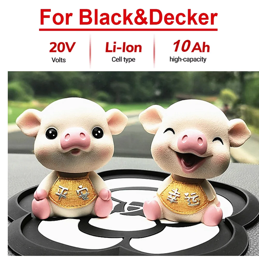 

Brand new 18V/20V 10Ah lithium-ion charging, battery suitable for black and DECKER LB20 LBX20 LBXR20 power tool replacement