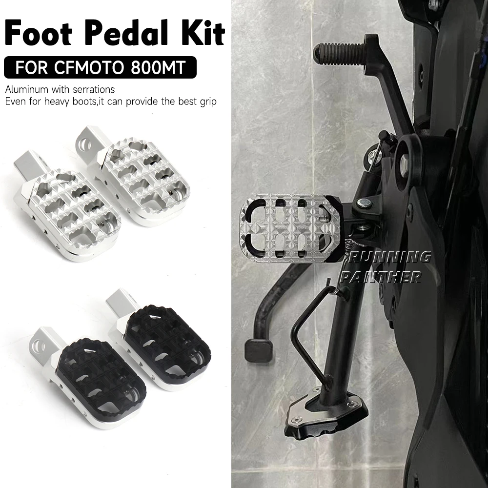 

Motorcycle Foot Pegs For CFMOTO CF MOTO 800MT 800 MT 800Mt 800mt Footpeg Pedals Footrest CNC Aluminum Accessories New
