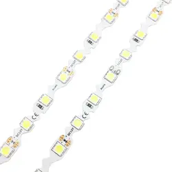 12V 24V 5m S Shape SMD 5050 LED Strip Ultra-bright Flexible Light RGB / White / Warm White