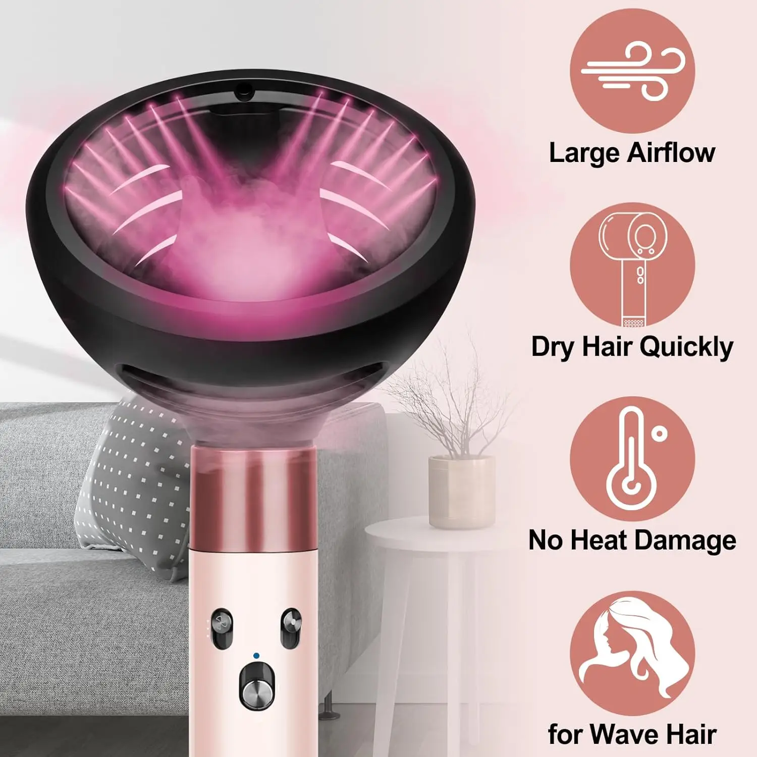Diffuser Nozzle Hair Styler Nozzle For Dyson Airwrap HS01 HS05 SenCiciMen X9 Hair Dryer Professional Diffuser Hairdryer Nozzle image 5