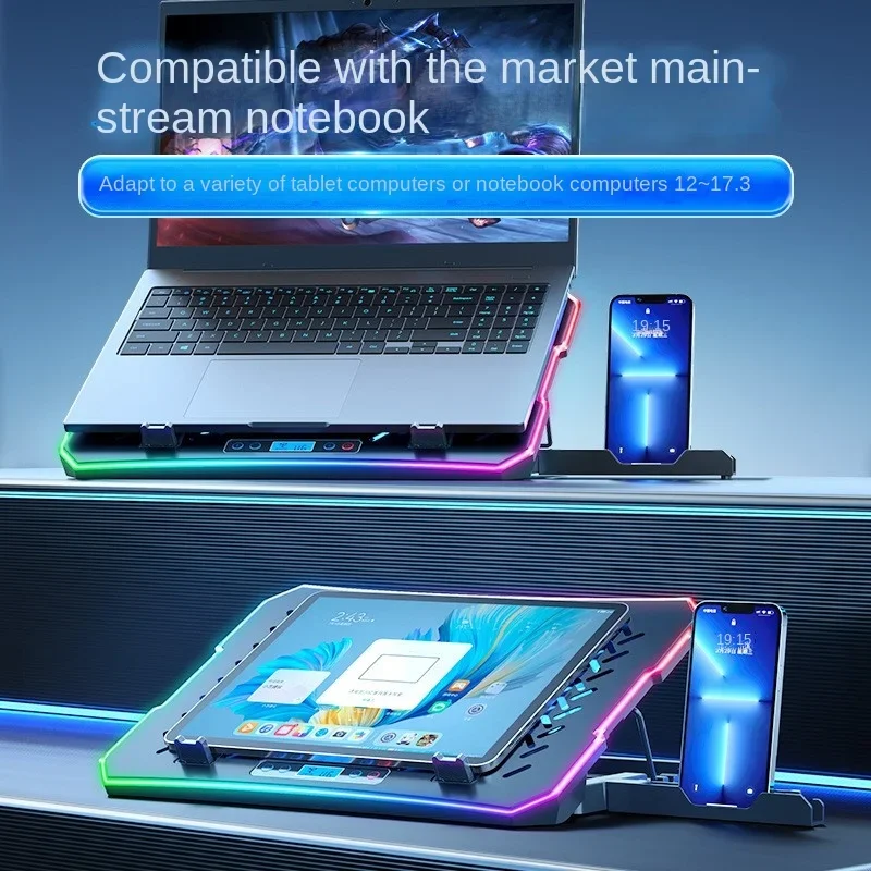 Laptop Heatsink Base Phone Stand Silent Laptop Fan Stand Plate  Stand Notebook   Cooler  Accessories New