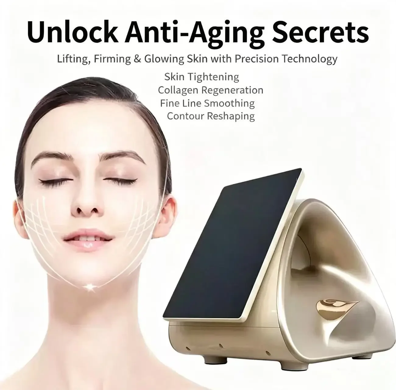Multi Dimensional Anti Aging Beauty Instrument Full Layer Tightening And Lifting Device For Facial And Body Collagen Enhancement
