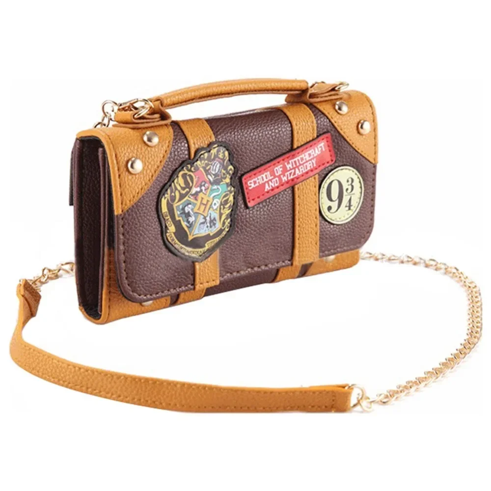 Hogwarts Handbag PU Mini Shoulder Bag School of Witchcraft and Wizarory Christmas Birthday Gifts Wallet Purse Cosplay Props