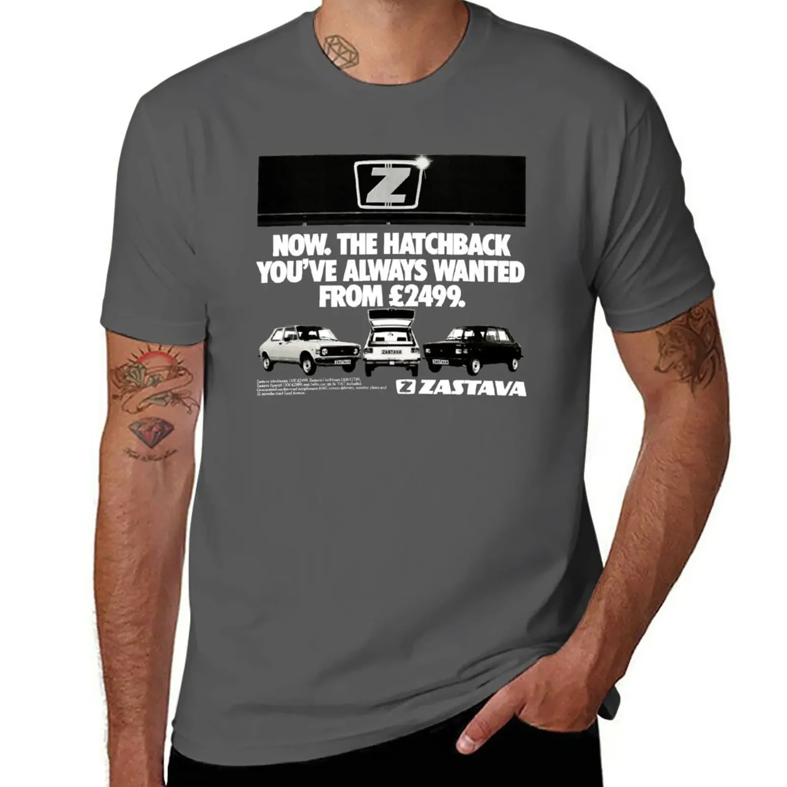 ZASTAVA YUGO 311/511/513 T-Shirt customs design your own Short sleeve tee mens graphic t-shirts funny