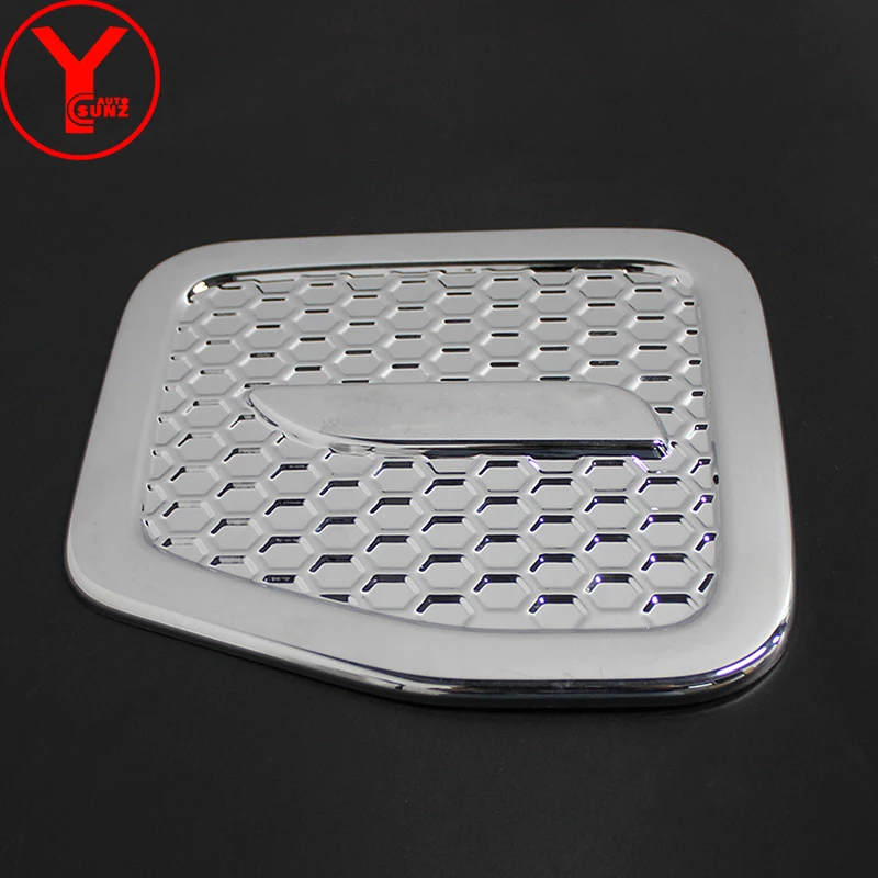 

Tank Cover For Toyota SUV FORTUNER SW4 2012 2013 2014 Chrome ABS Car Parts Accessories Car Trunk Gas Frame Covers YCSUNZ