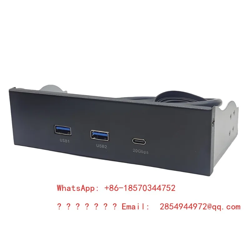 USB3.2 GEN2 * 2 Front Panel 10G Optical Drive Position 2 Port USB + TYPE-C 20Gbps Panel