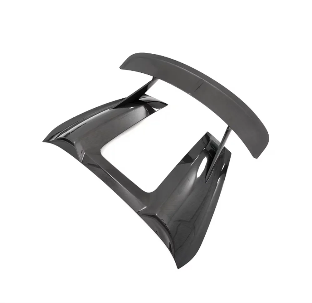 

Air transportation, suitable for Porsche 718 Boxster Cayman modified car accessories, T-shaped carbon fiber rear spoiler