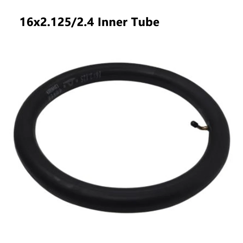 Inner Tube 16 X 2.125 with A Bent Angle Valve Stem or Straight Valve Fits Many Gas Electric Scooters and E-Bike 16x2.125