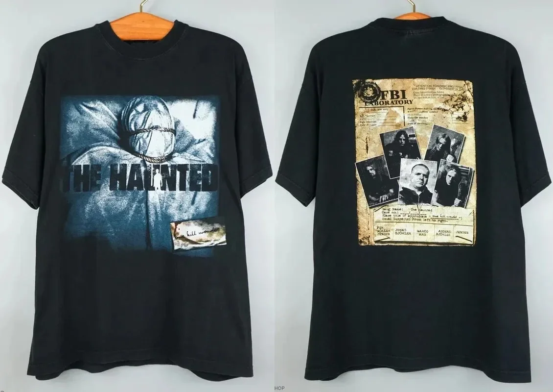 THE HAUNTED Band 2 Sides 2003 Tour Shirt Unisex Black Size S-5XL