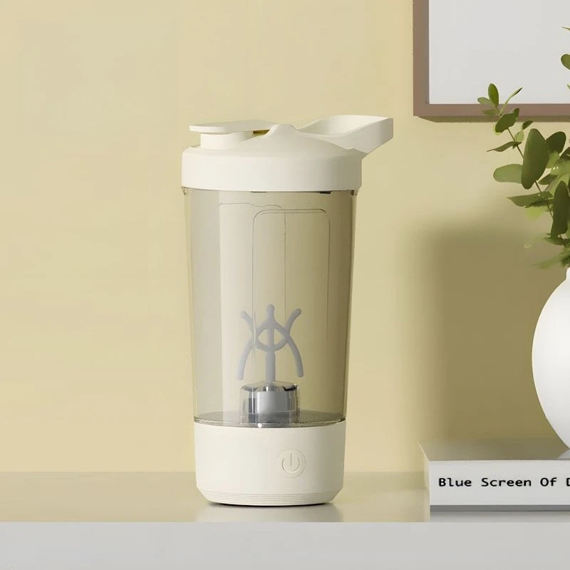 Electric Self Stirring Mug with Scale 15 Oz Protein Powder Milkshake Shaker Bottle USB Charging Shaker Cup BPA Free Water Cup