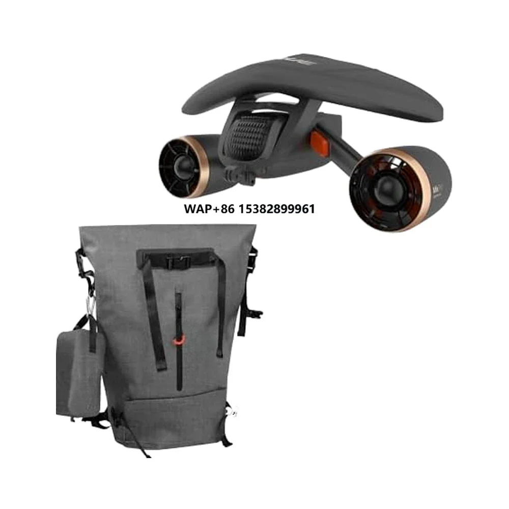 Sublue Mix Pro Black Waterproof Underwater Scooter with Backpack Bundle Set for Water Sports