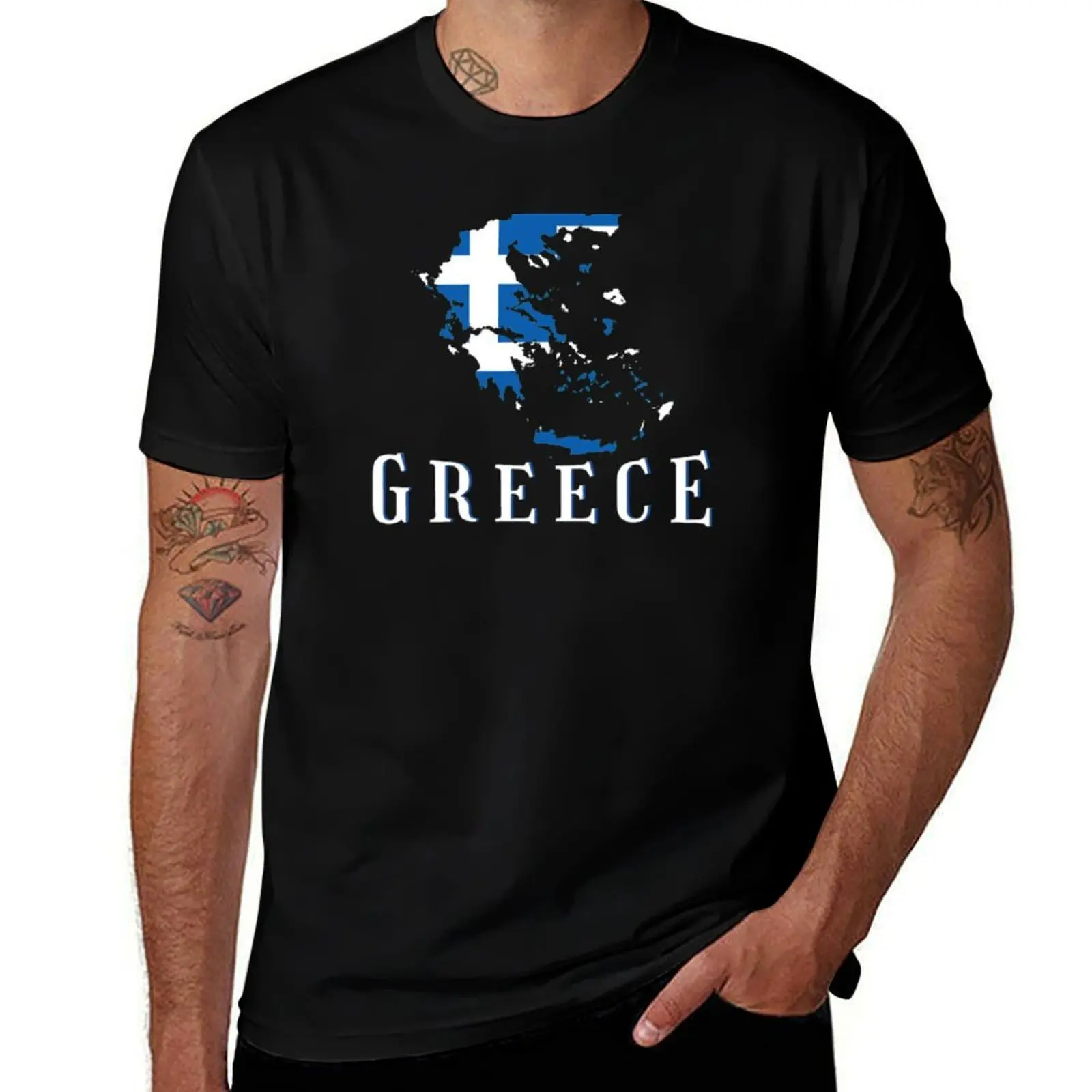 

Greece National Country Flag T-Shirt men t shirt cotton 100% t shirts for man pack white t shirts for man pack cotton T-Shirt