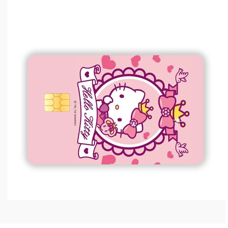 Debit Bank Charge Card Folia ochronna Cartoon Credit Card Skin Naklejki Wodoodporna naklejka Dekoracja Sanrio