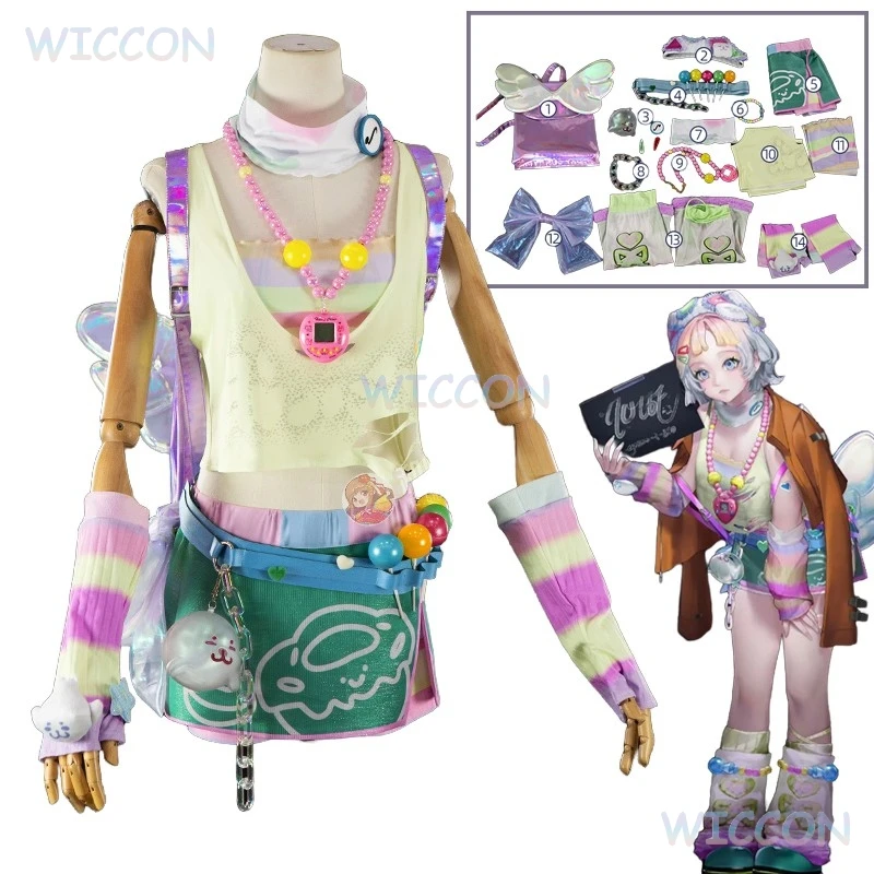 

Game Path To Nowhere Child Star Cosplay Poffy Cosplay Costume Full Set Bofei Cosplay Girls Y2k Suit Fashion Uniform Female Cos