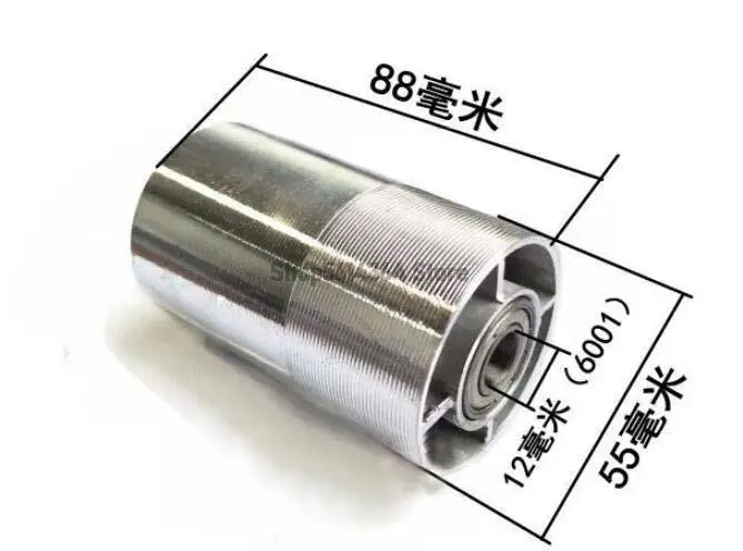 Silver Tone Cylinder Shaped Tension Roller for Makita 9403 Belt Sander