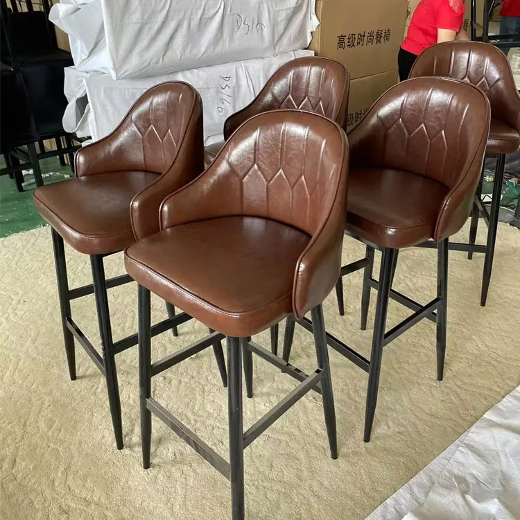 

Modern Fashion Design Solid Bar Chair Custom Soft Bag for Home Bar Hotels Dining Kitchen Living Room Outdoor Use