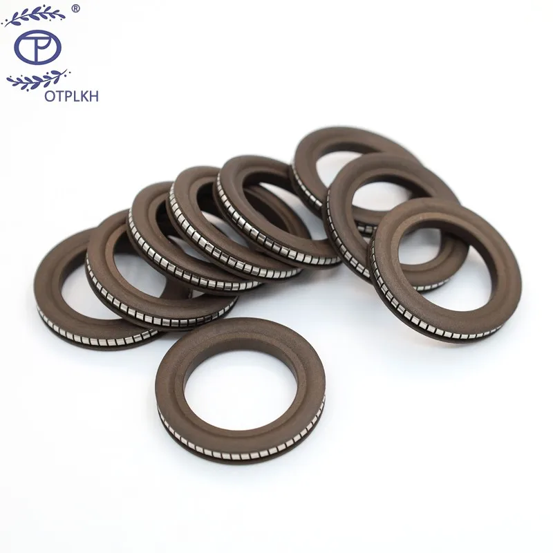 

End face external seals polytetrafluoroethylene PTFE spring seals H-type stainless steel spring non-standard parts customized