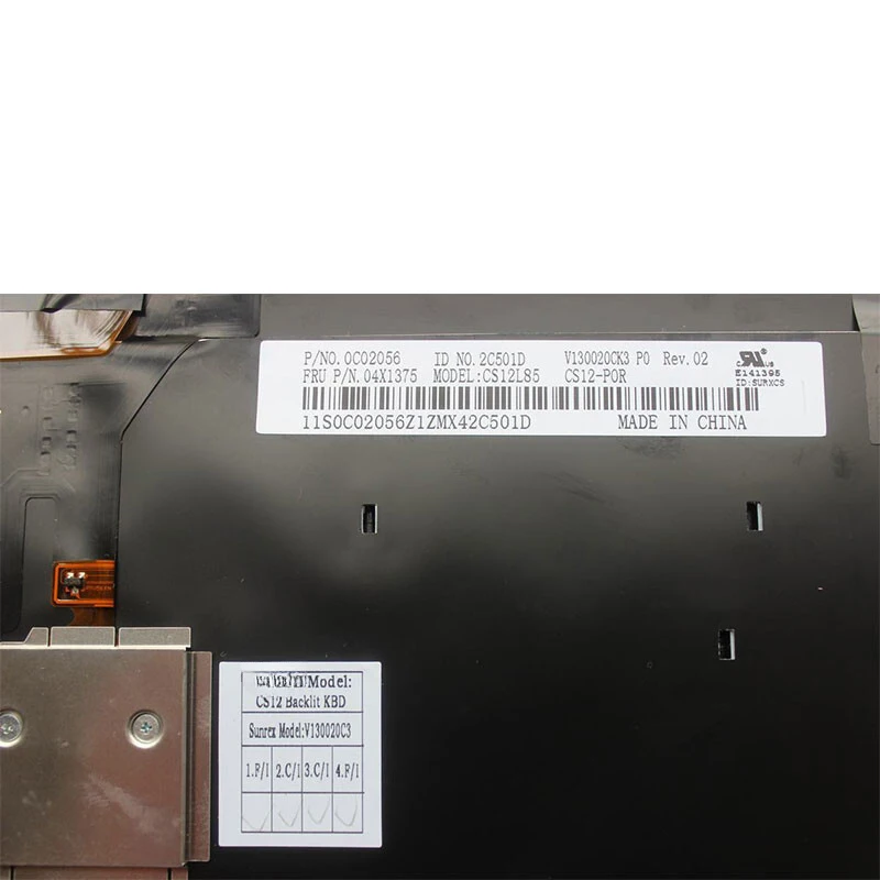f  04X1375 FOR Lenovo Thinkpad X230 X230i X230T T430 Portuguesel Backlit Keyboard