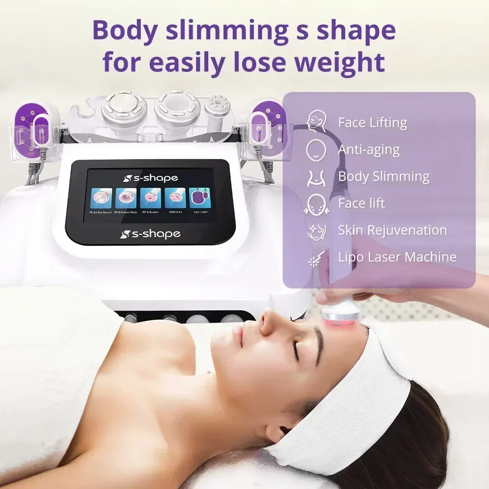 US HOTSALE EL Facial Anti Aging S Shape Machine 30k Body Sculpting Machine